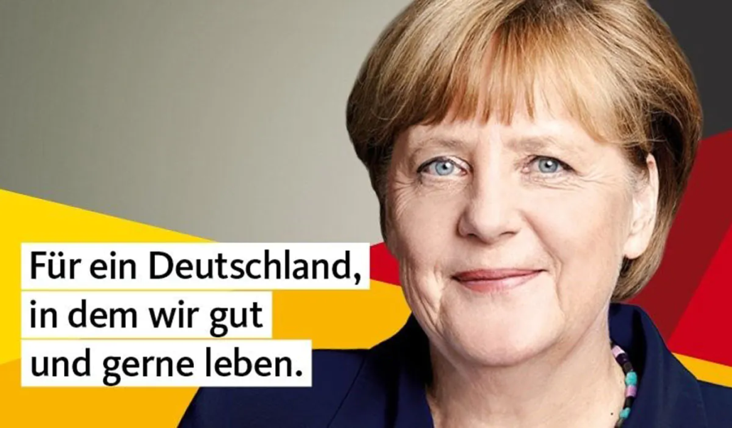Angela Merkel DU Plakat